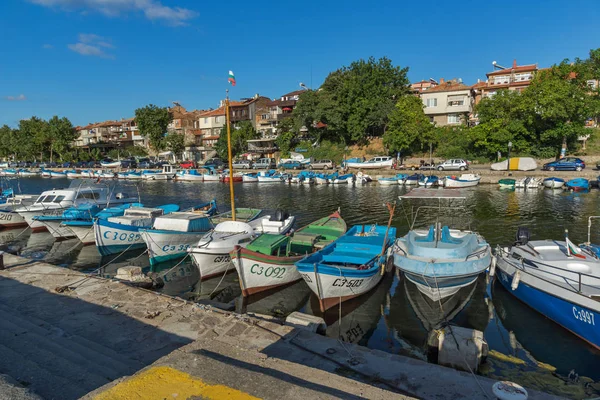 Sozopol Bulgária Julho 2016 Pequenos Barcos Pesca Porto Sozopol Região — Fotografia de Stock