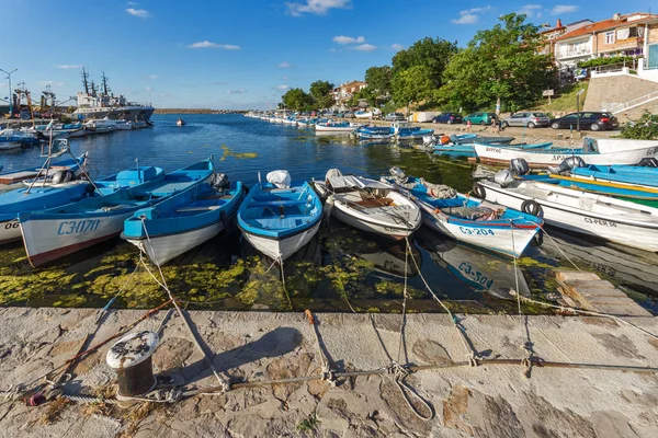 Sozopol Bulgária Julho 2016 Pequenos Barcos Pesca Porto Sozopol Região — Fotografia de Stock