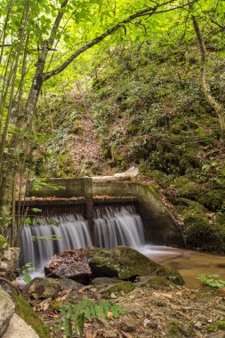 Barlen Dere nehirde Belasica Dağı, Novo Selo, Makedonya Cumhuriyeti, yatay
