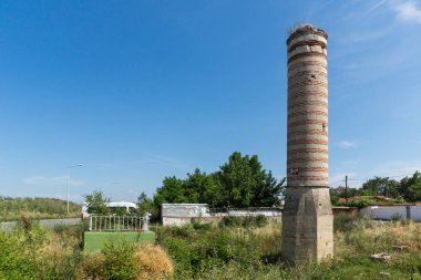 Edirne, Turkey - 26 Mayıs 2018: Edirne şehir, Türkiye'de Osmanlı İmparatorluğu döneminde binadan kalıntıları