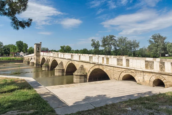 Edirne Turquía Mayo 2018 Puente Desde Período Del Imperio Otomano — Foto de Stock