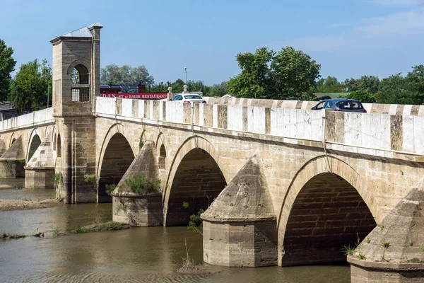 Edirne Turquía Mayo 2018 Puente Desde Período Del Imperio Otomano — Foto de Stock