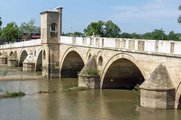 Edirne Turquía Mayo 2018 Puente Desde Período Del Imperio Otomano — Foto de Stock