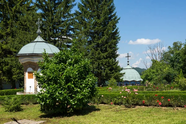 Dokuzuncu Yüzyılın Binaları Sokolski Manastırı Kutsal Ana Varsayımı Gabrovo Bölgesi — Stok fotoğraf