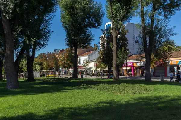 Плевен Болгария Сентября 2015 Года Центральная Улица Городе Овен Болгария — стоковое фото