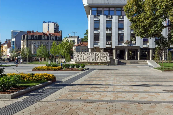 Pleven Bulgaria September 2015 Central Street City Pleven Bulgaria — Stok Foto