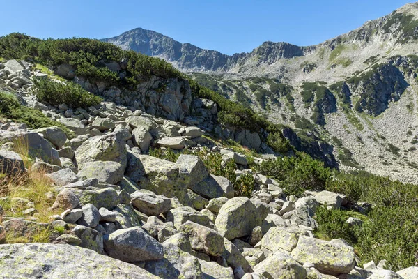 Lansekap Dengan Puncak Banderishki Chukar Gunung Pirin Bulgaria — Stok Foto