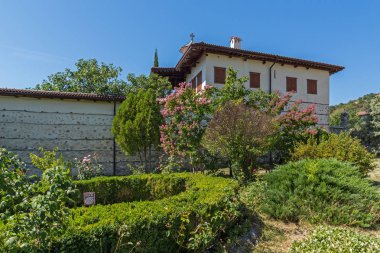 Tanrı aşkına, Blagoevgrad bölge, Bulgaristan Nativity Ortaçağ Rozhen Manastırı binalarda