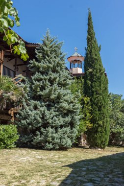 Tanrı aşkına, Blagoevgrad bölge, Bulgaristan Nativity Ortaçağ Rozhen Manastırı binalarda