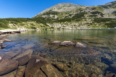 Dalgoto (uzun) Gölü, Pirin Dağı, Bulgaristan ile muhteşem manzara
