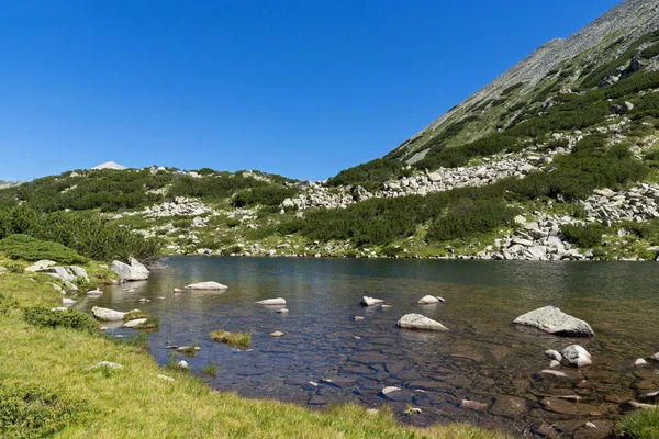 Vista Panorâmica Lago Frog Montanha Pirin Bulgária — Fotografia de Stock