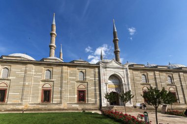 Edirne, Türkiye - 26 Mayıs 2018: mimar arasında 1569 ve 1575 Selimiye Camii Edirne şehri, Doğu Trakya, Türkiye'de Mimar Sinan tarafından inşa