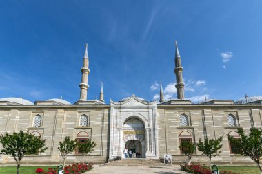 Edirne, Türkiye - 26 Mayıs 2018: mimar arasında 1569 ve 1575 Selimiye Camii Edirne şehri, Doğu Trakya, Türkiye'de Mimar Sinan tarafından inşa