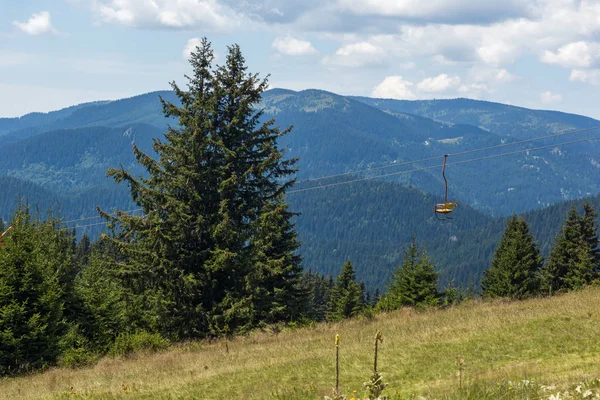 Erstaunliche Sommerlandschaft Der Rhodopen Berge Der Nähe Von Snezhanka Gipfel — Stockfoto