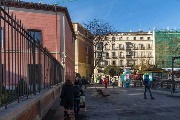 Madrid Spanje Januari 2018 Ochtend Weergave Van Museum Voor Geschiedenis — Stockfoto