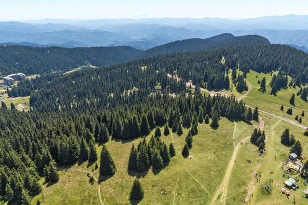 Rodop Dağları Snezhanka Tower Kayak Merkezi Pamporovo, yakındaki Smolyan bölge, Bulgaristan muhteşem manzara