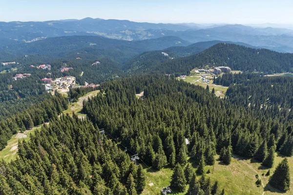Rodop Dağları Snezhanka Tower Kayak Merkezi Pamporovo, yakındaki Smolyan bölge, Bulgaristan muhteşem manzara