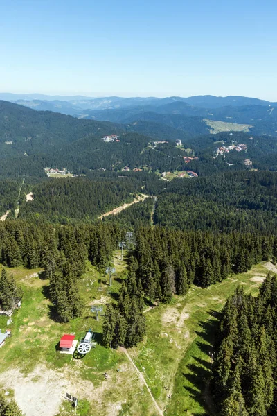 Rodop Dağları Snezhanka Tower Kayak Merkezi Pamporovo, yakındaki Smolyan bölge, Bulgaristan muhteşem manzara