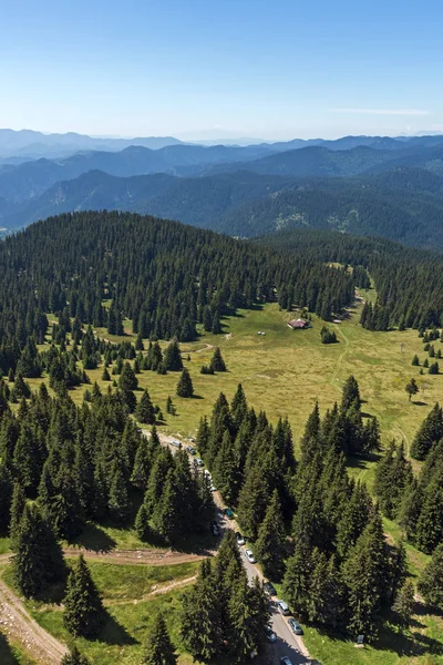 Rodop Dağları Snezhanka Tower Kayak Merkezi Pamporovo, yakındaki Smolyan bölge, Bulgaristan muhteşem manzara