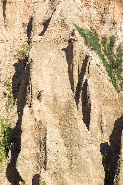 Csodálatos Naplemente Kilátás Régiójában Rock Formáció Stob Piramisok Rila Hegység — Stock Fotó