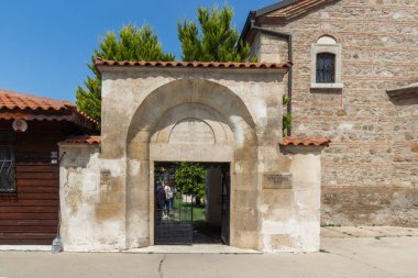 Edirne, Türkiye - 26 Mayıs 2018: Ortaçağ Bulgar Kilisesi Saint Constantine ve Saint Helena Edirne şehri, Doğu Trakya, Türkiye'de