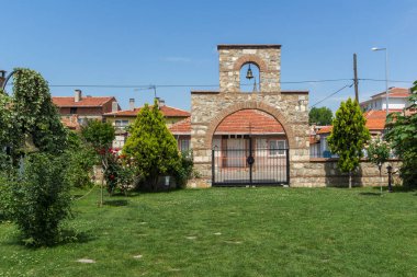Edirne, Türkiye - 26 Mayıs 2018: Ortaçağ Bulgar Kilisesi Saint Constantine ve Saint Helena Edirne şehri, Doğu Trakya, Türkiye'de