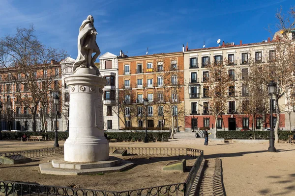 Madrid Spanje Januari 2018 Tuinen Van Het Plaza Villa Paris — Stockfoto