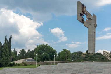Stara Zagora, Bulgaristan - 5 Ağustos 2018: Memorial karmaşık savunucuları, Stara Zagora City Stara Zagora, Bulgaristan