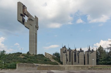 Stara Zagora, Bulgaristan - 5 Ağustos 2018: Memorial karmaşık savunucuları, Stara Zagora City Stara Zagora, Bulgaristan