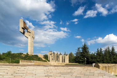 Stara Zagora, Bulgaristan - 5 Ağustos 2018: Memorial karmaşık savunucuları, Stara Zagora City Stara Zagora, Bulgaristan