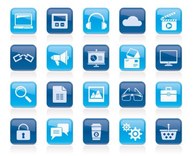 iş, ofis ve pazarlama simgeler - vektör Icon Set