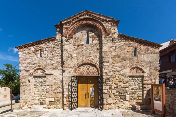 Nessebar Bulgaria Agosto 2018 Veduta Estiva Dell Antica Chiesa San — Foto Stock
