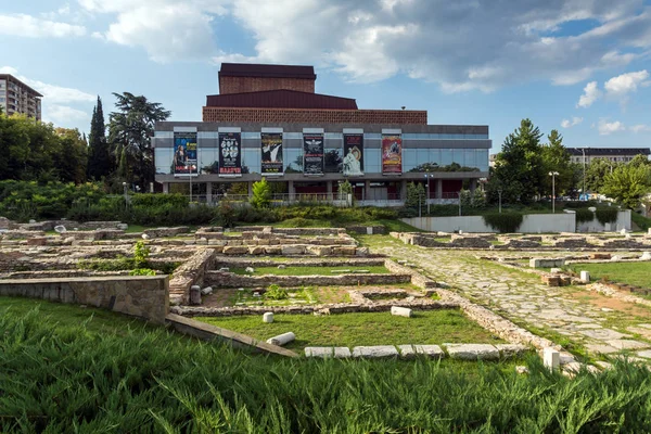 Stara Zagora Bulgaria August 2018 State Opera Ruins Ancient Augusta — Stock Photo, Image