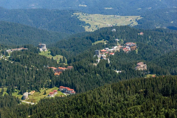 Nyári Táj Rhodope Mountains Snezhanka Torony Közelében Síterep Pamporovo Régió — Stock Fotó