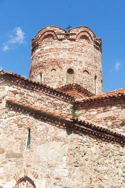 Nessebar Bulgária Agosto 2018 Exterior Igreja Antiga São João Batista — Fotografia de Stock