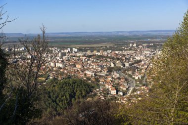 Panoramik şehir Shumen, Bulgaristan