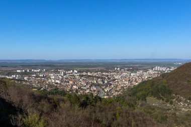 Panoramik şehir Shumen, Bulgaristan