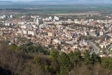 Panoramik şehir Shumen, Bulgaristan