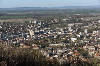 Panoramik şehir Shumen, Bulgaristan