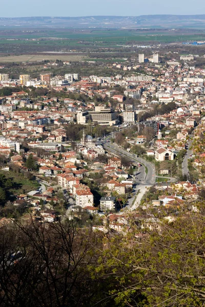 Vista Panorámica Ciudad Shumen Bulgaria — Foto de Stock