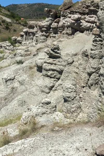 Paisaje Con Formación Rocosa Ciudad Piedra Kuklica Cerca Ciudad Kratovo — Foto de Stock