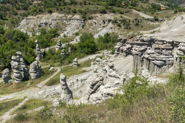 Táj Rock Formáció Kuklica Város Közelében Kratovo Város Macedónia Volt — Stock Fotó