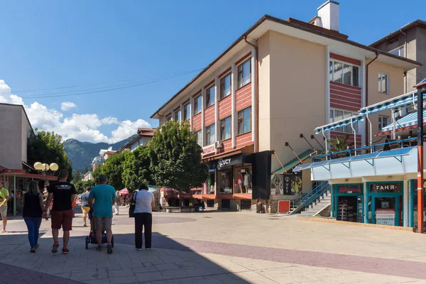Smolyan Bulgaria August 2018 Sommer Blick Auf Das Alte Zentrum — Stockfoto
