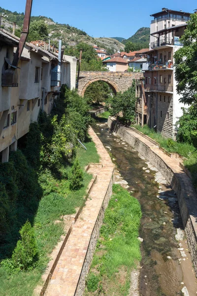 Kratovo Macedonia Julio 2018 Puente Medieval Antiguo Centro Ciudad Kratovo —  Fotos de Stock