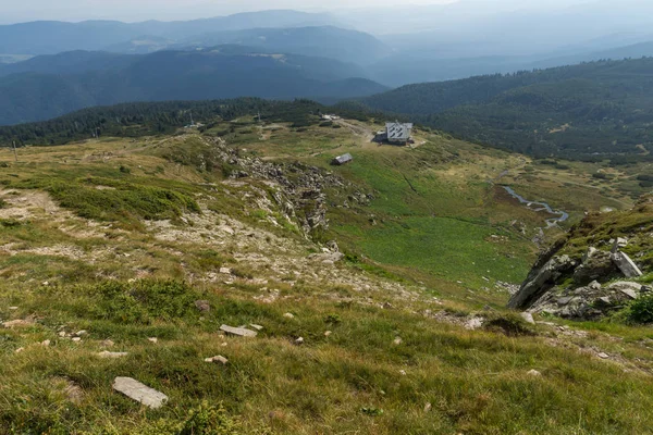 Panoramatický Výhled Dolní Jezero Rila Mountain Sedm Rila Lakes Bulharsko — Stock fotografie