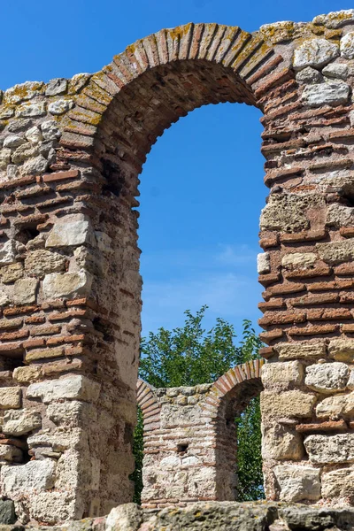 Ruínas Igreja Antiga Santa Sofia Cidade Nessebar Região Burgas Bulgária — Fotografia de Stock