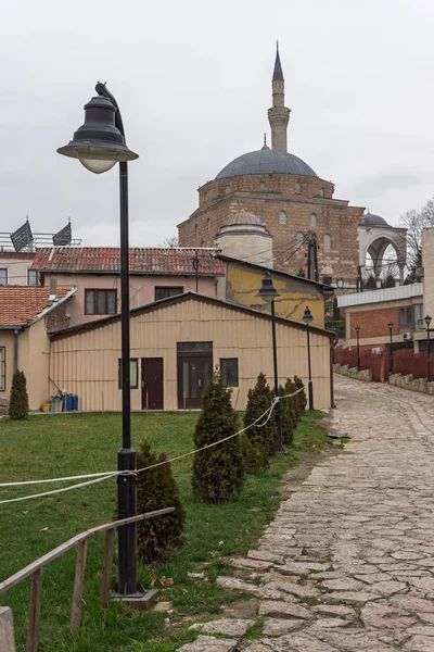 Skopje República Macedônia Fevereiro 2018 Mesquita Cidade Velha Skopje República — Fotografia de Stock