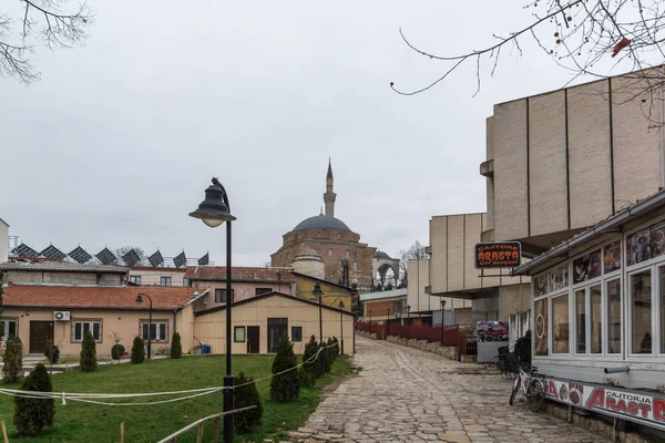 Skopje République Macédoine Février 2018 Mosquée Dans Vieille Ville Skopje — Photo