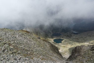 Musala tepe, Rila Dağı, Bulgaristan üzerinden muhteşem panoramik görünümü