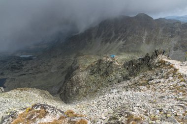 Musala tepe, Rila Dağı, Bulgaristan üzerinden muhteşem panoramik görünümü